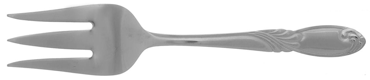 Danube (Stainless) Medium Solid Cold Meat Serving Fork by Hampton Silversmiths-1