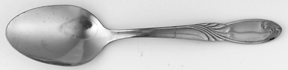 Danube (Stainless) Dessert/Oval Soup Spoon by Hampton Silversmiths-1