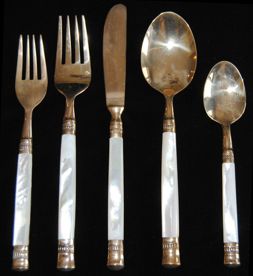 Mother of Pearl Fork by Horchow-1