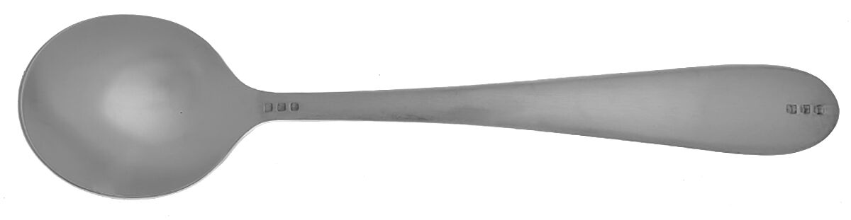 HSV71 (Stainless) Round Bowl Soup Spoon (Cream Soup) HC by Hampton Silversmiths-1