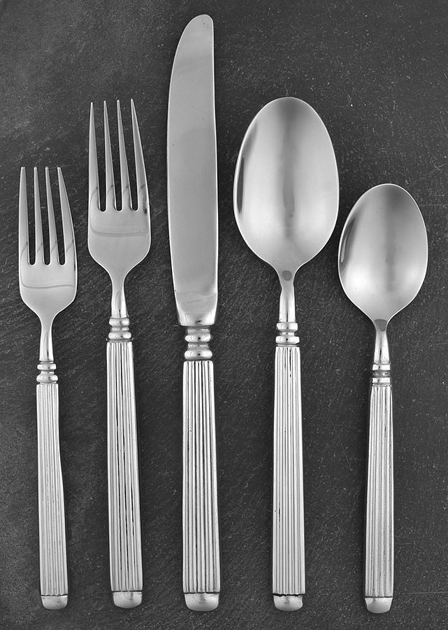 Monument (Stainless) 5 Piece Place Setting by Hampton Silversmiths-1