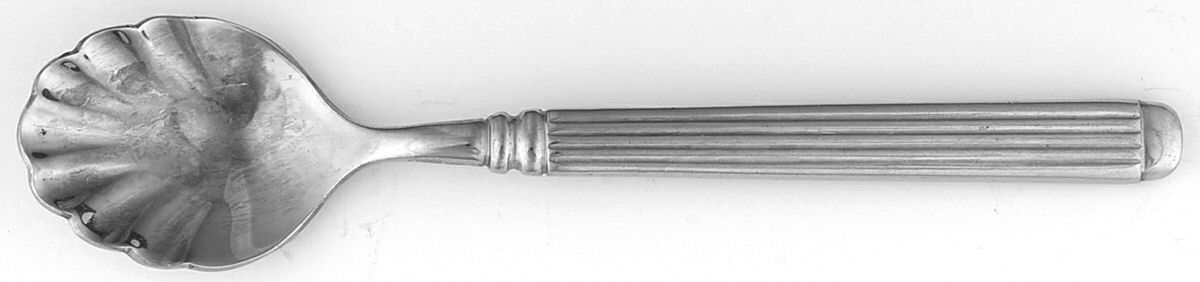 Monument (Stainless) Sugar Shell Spoon by Hampton Silversmiths-1