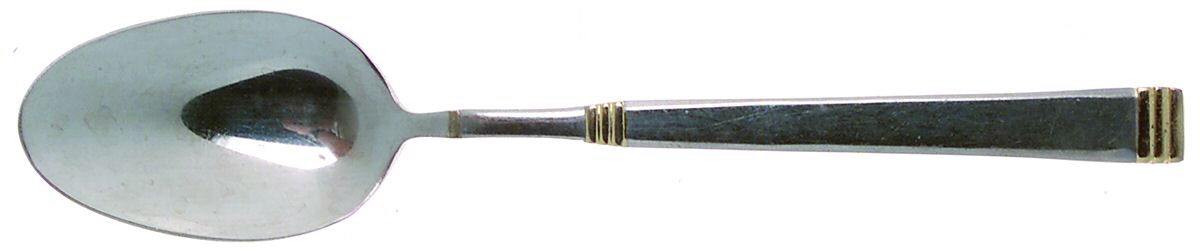 Twilight (Stainless) Place/Oval Soup Spoon by Hampton Silversmiths-1