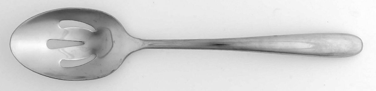Slope (Stainless) Pierced Tablespoon (Serving Spoon) by Hampton Silversmiths-1