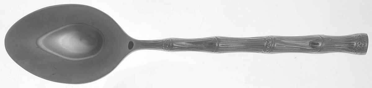 Cathay Mirror (Stainless) Tablespoon (Serving Spoon) by Hampton Silversmiths-1