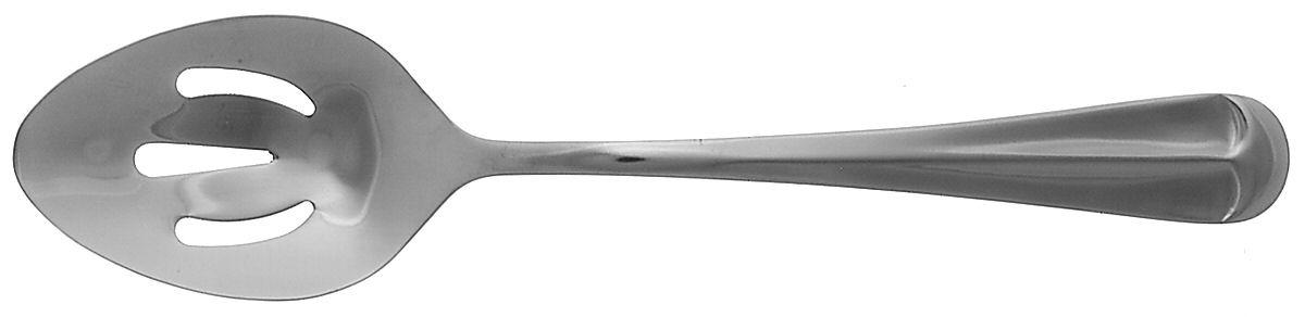 Lexington Mirror (Stainless) Pierced Tablespoon (Serving Spoon) by Hampton Silversmiths-1
