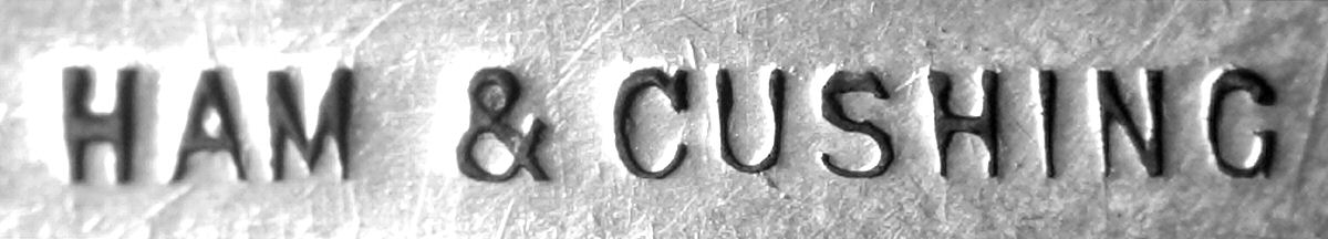 Coin Silver Flatware Tablespoon (Serving Spoon) by Ham & Cushing-3