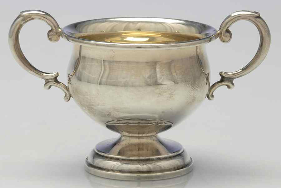 Sterling Hollowware Weighted Mini Open Sugar by Hamilton Silver-1