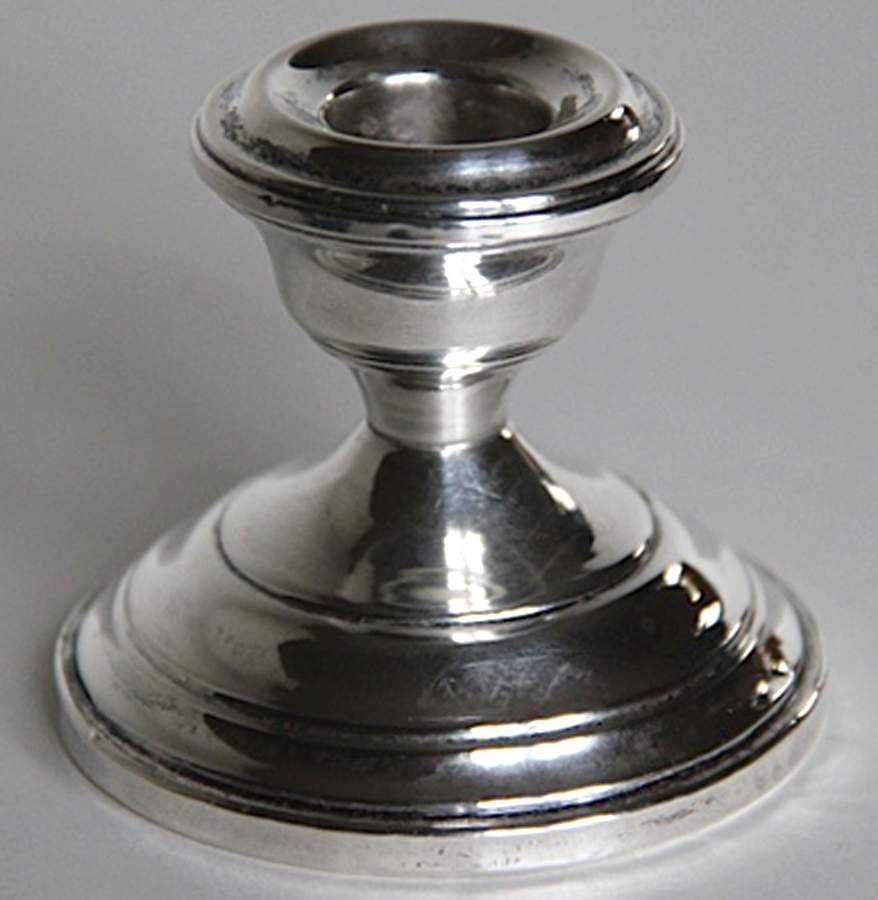 Sterling Hollowware Weighted Candleholder by Hamilton Silver-1