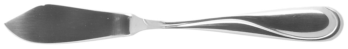 Swirl (Stainless) Flat Handle Master Butter Knife by Hampton Silversmiths-1