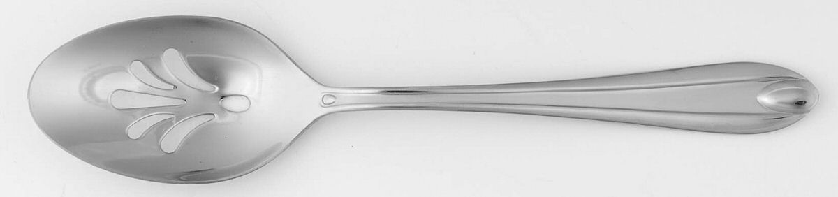 Classy-Anastasia (Stainless) Pierced Tablespoon (Serving Spoon) by Hampton Silversmiths-1