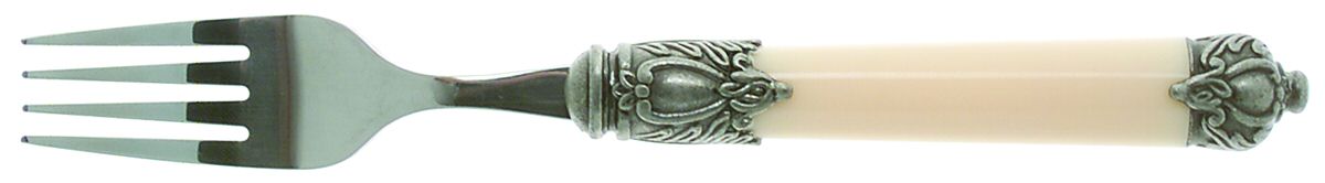 San Remo-Cream (Stainless) Individual Salad Fork by Hampton Silversmiths-1