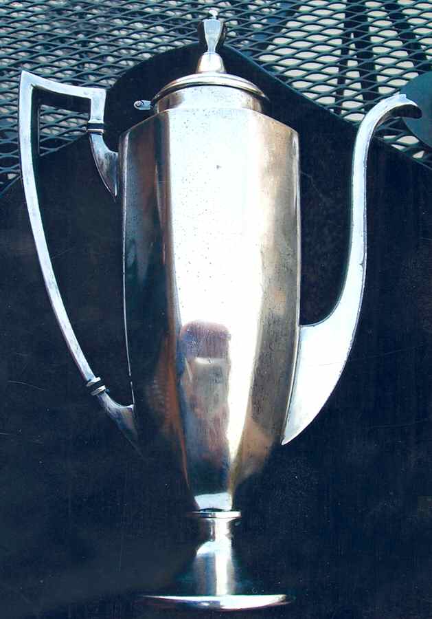 0612 (Silverplate, Hollowware) Silverplate Coffee Pot by Homan-1