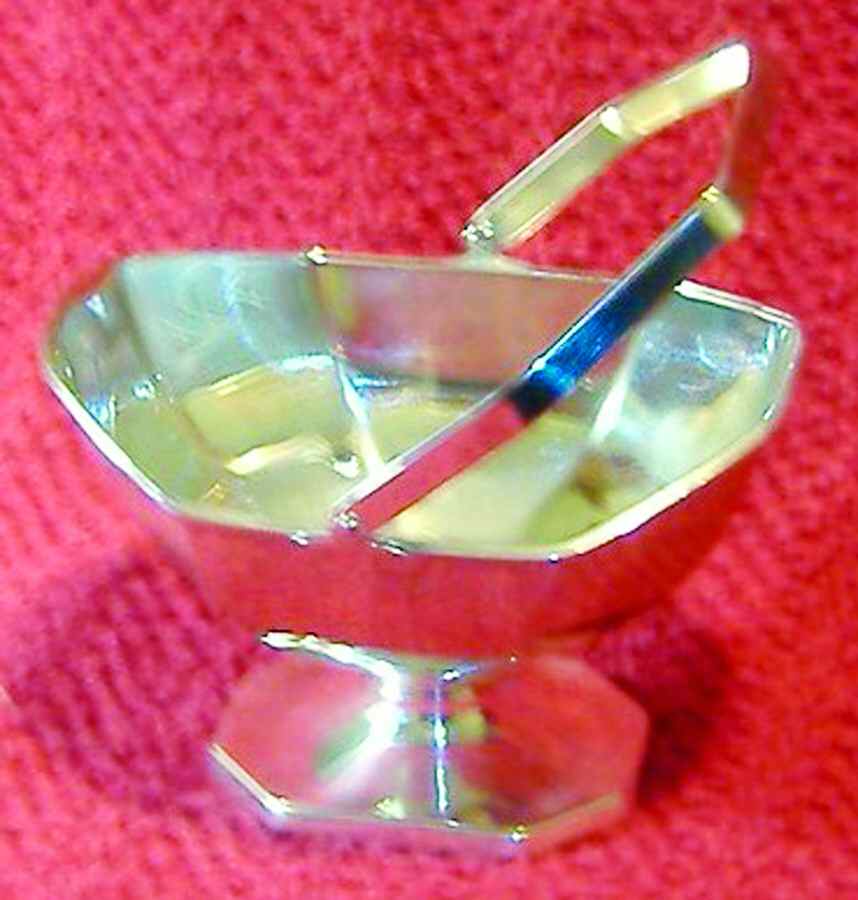 0612 (Silverplate, Hollowware) Handled Open Sugar Basket by Homan-1
