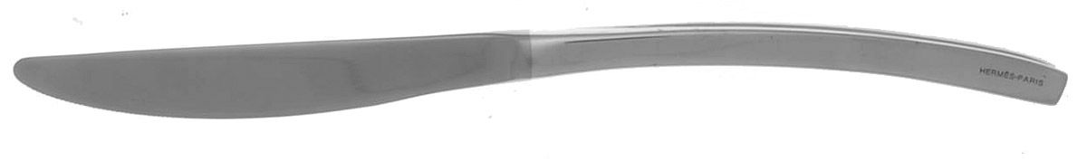Onde (Silverplate) Modern Hollow Knife by Hermes (France)-1