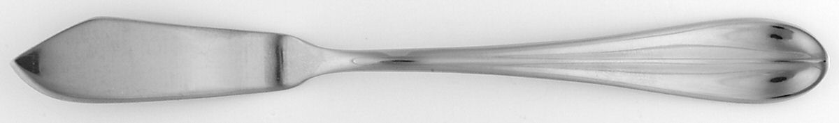 Elaine (Stainless) Flat Handle Master Butter Knife by Hampton Silversmiths-1