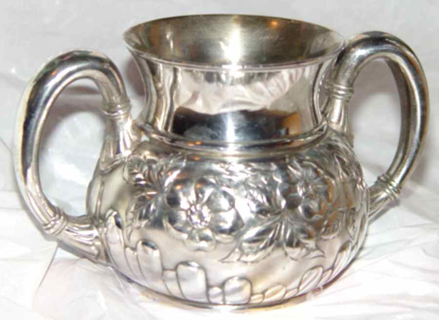 1421 (Silverplate, Hollowware) Sugar Bowl No Lid by Hartford-1