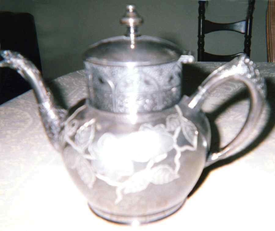 1411 (Silverplate, Hollowware) Teapot by Hartford-1
