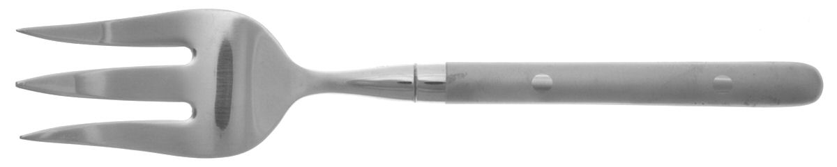 Cassidy Frosted (Stainless) Medium Solid Cold Meat Serving Fork by Hampton Silversmiths-1