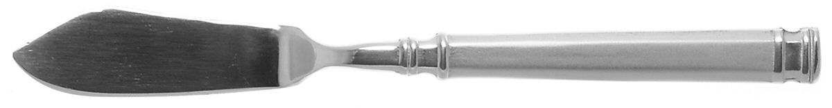 Optimum (Stainless, Frosted) Flat Handle Master Butter Knife by Hampton Silversmiths-1