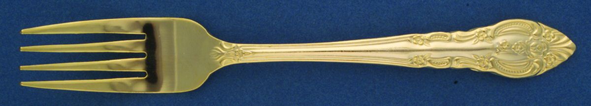 Versailles (Gold Electroplate) Fork by Hampton Silversmiths-1