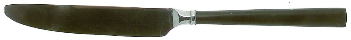 Carrara Enamel-Black (Stainless) New French Solid Knife by Hampton Silversmiths-1