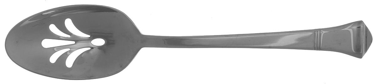 HSV99 (Stainless) Pierced Tablespoon (Serving Spoon) by Hampton Silversmiths-1