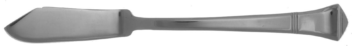 HSV99 (Stainless) Flat Handle Master Butter Knife by Hampton Silversmiths-1