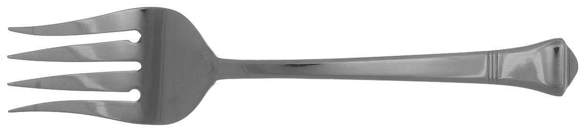 HSV99 (Stainless) Medium Solid Cold Meat Serving Fork by Hampton Silversmiths-1