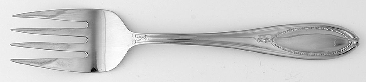 HSV100 (Stainless) Medium Solid Cold Meat Serving Fork by Hampton Silversmiths-1