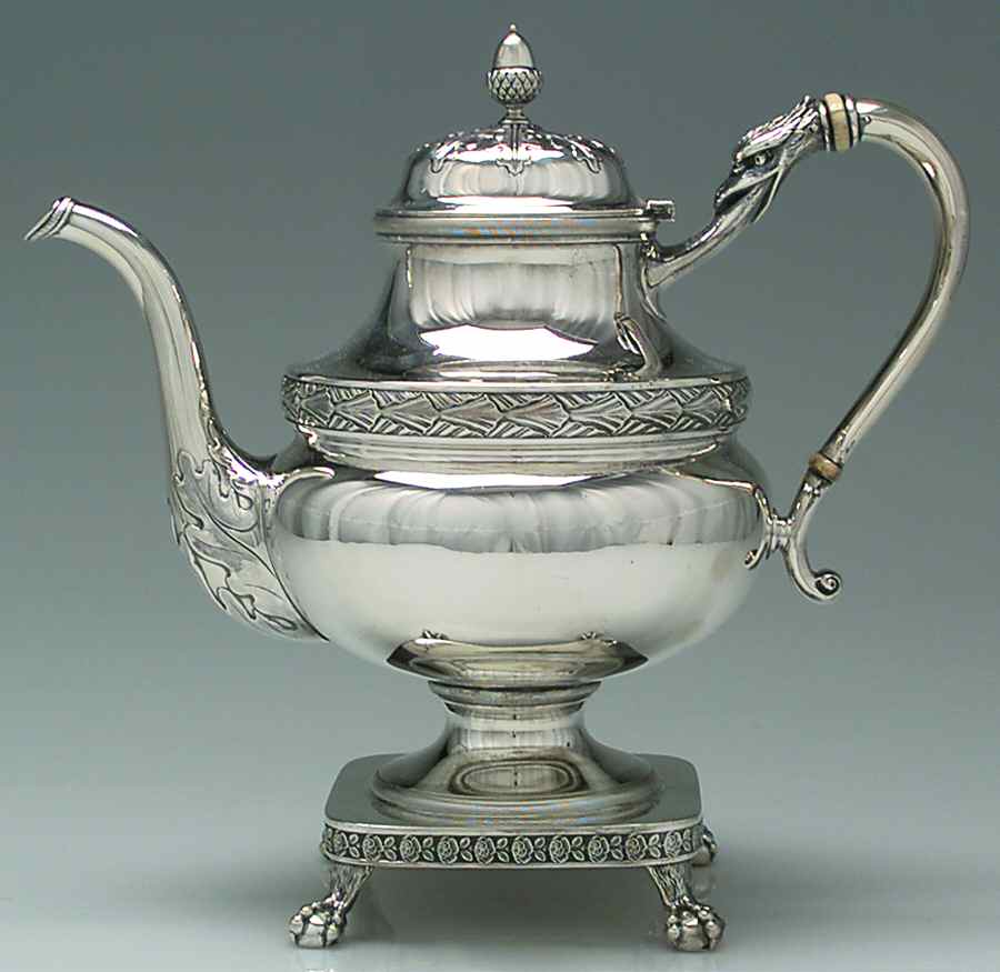 1901 (Sterling, Hollowware) Coffee Pot by Howard & Co-1
