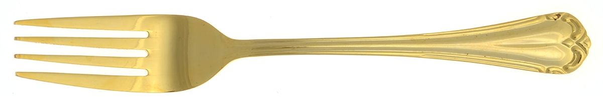 Gold Katrinka (Gold Electroplate) Fork by Hampton Silversmiths-1
