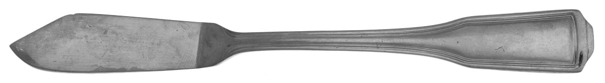 Americana Classic (Stainless) Flat Handle Master Butter Knife by Hampton Silversmiths-1