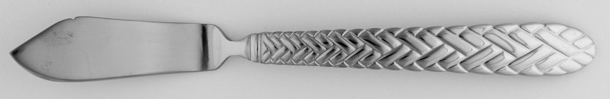 Riatta (Stainless) Flat Handle Master Butter Knife by Hampton Silversmiths-1