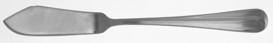 HSV117 (Stainless, 270, China) Flat Handle Master Butter Knife by Hampton Silversmiths-1