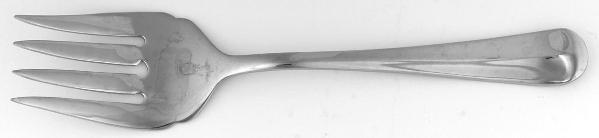 HSV117 (Stainless, 270, China) Medium Solid Cold Meat Serving Fork by Hampton Silversmiths-1