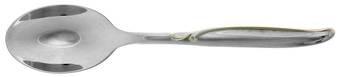 Chelsea (gold accent) Place/Oval Soup Spoon by Heritage China-1