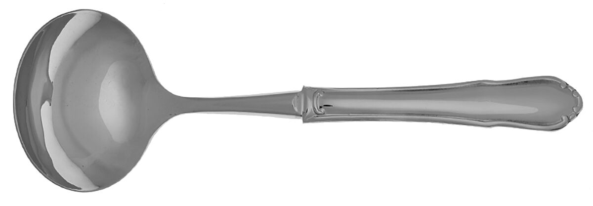 Shelby (Stainless) Gravy Ladle with No Spout Stainless Bowl HC by Hampton Silversmiths-1
