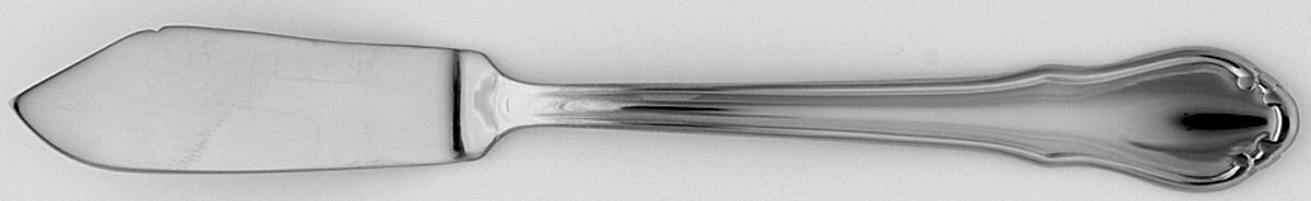 Shelby (Stainless) Flat Handle Master Butter Knife by Hampton Silversmiths-1