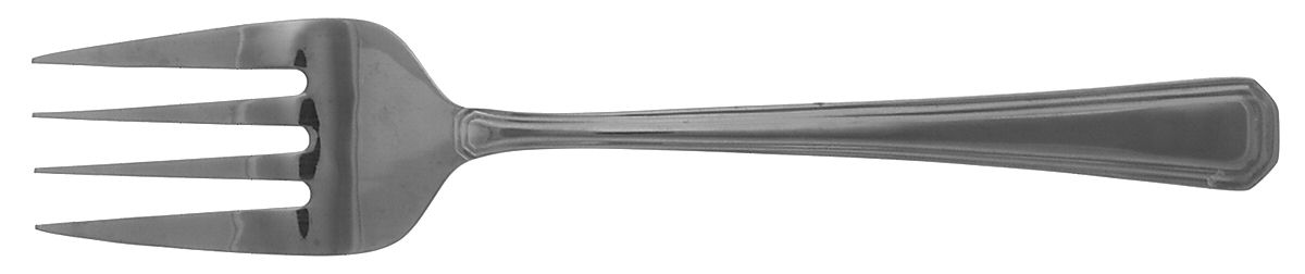 HSV188 (STAINLESS) Medium Solid Cold Meat Serving Fork by Hampton Silversmiths-1