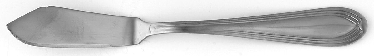 Malibu (Stainless) Flat Handle Master Butter Knife by Hampton Silversmiths-1
