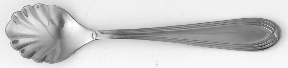 Malibu (Stainless) Sugar Shell Spoon by Hampton Silversmiths-1