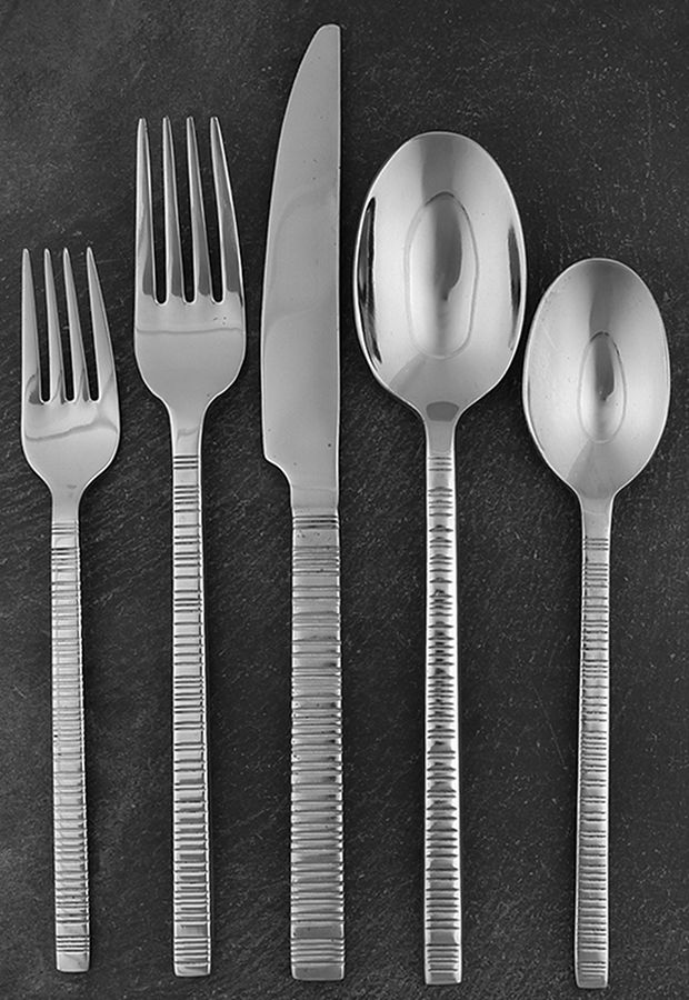Azur (Stainless) 5 Piece Place Setting by Hampton Silversmiths-1