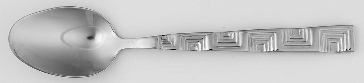 Emerald Square (Stainless) Teaspoon by Hampton Silversmiths-1