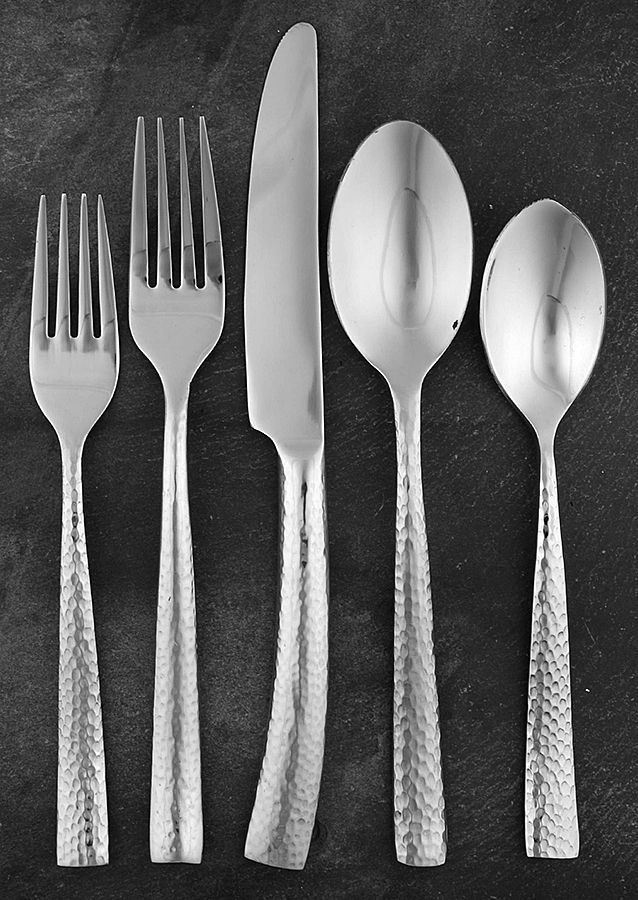 Burgone (Stainless) 5 Piece Place Setting by Hampton Silversmiths-1