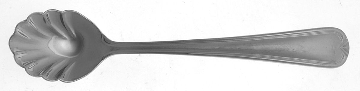 Cecina (Stainless) Sugar Shell Spoon by Hampton Silversmiths-1