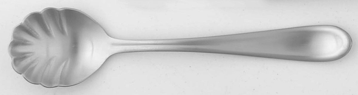Ventura (Stainless) Sugar Shell Spoon by Hampton Silversmiths-1