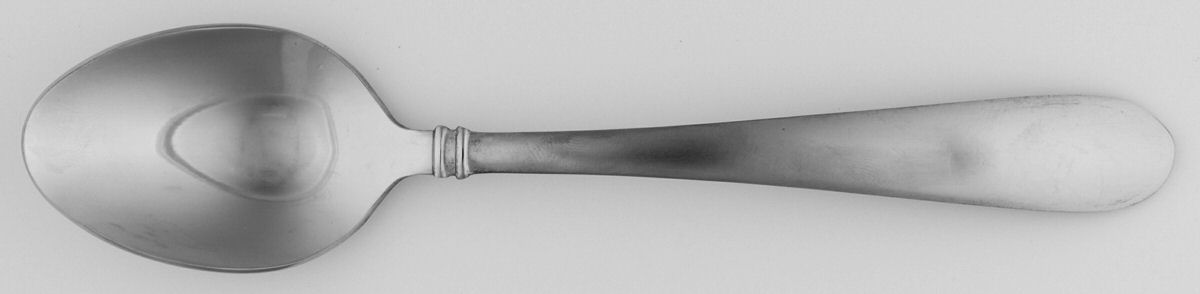 Plaza Satin (Stainless) Place/Oval Soup Spoon by Hampton Silversmiths-1