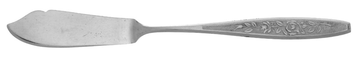 Precious Rose (Stainless) Flat Handle Master Butter Knife by Hull-1
