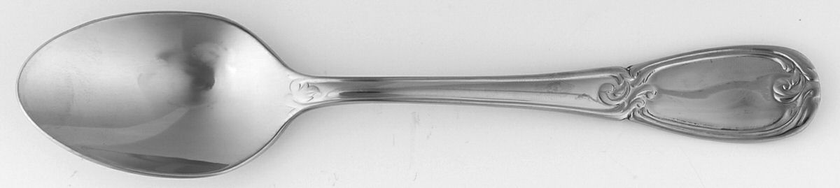 Fleur (Stainless) Place/Oval Soup Spoon by Hampton Silversmiths-1